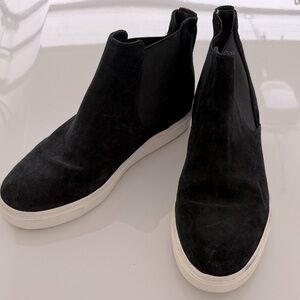 Vince High Top Slip On Sneakers
